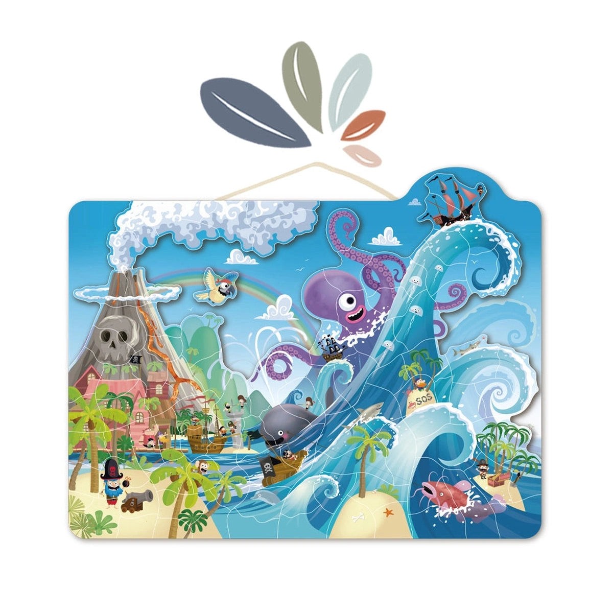 speedy monkey pirate magnetic puzzle