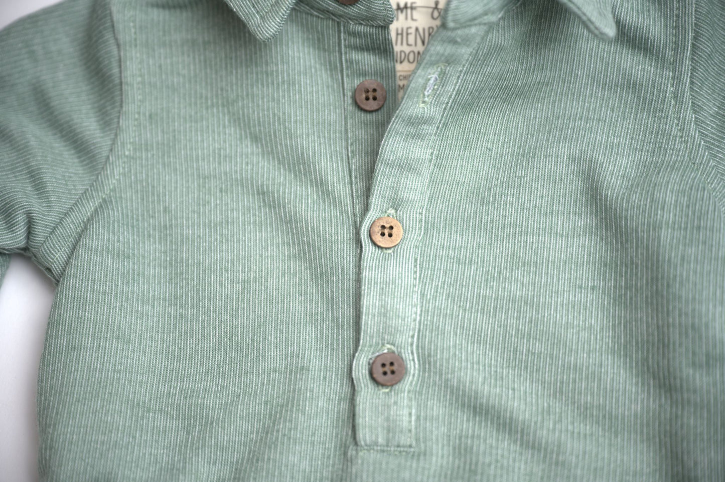 Me & Henry Ripley Jersey Onesie – Green