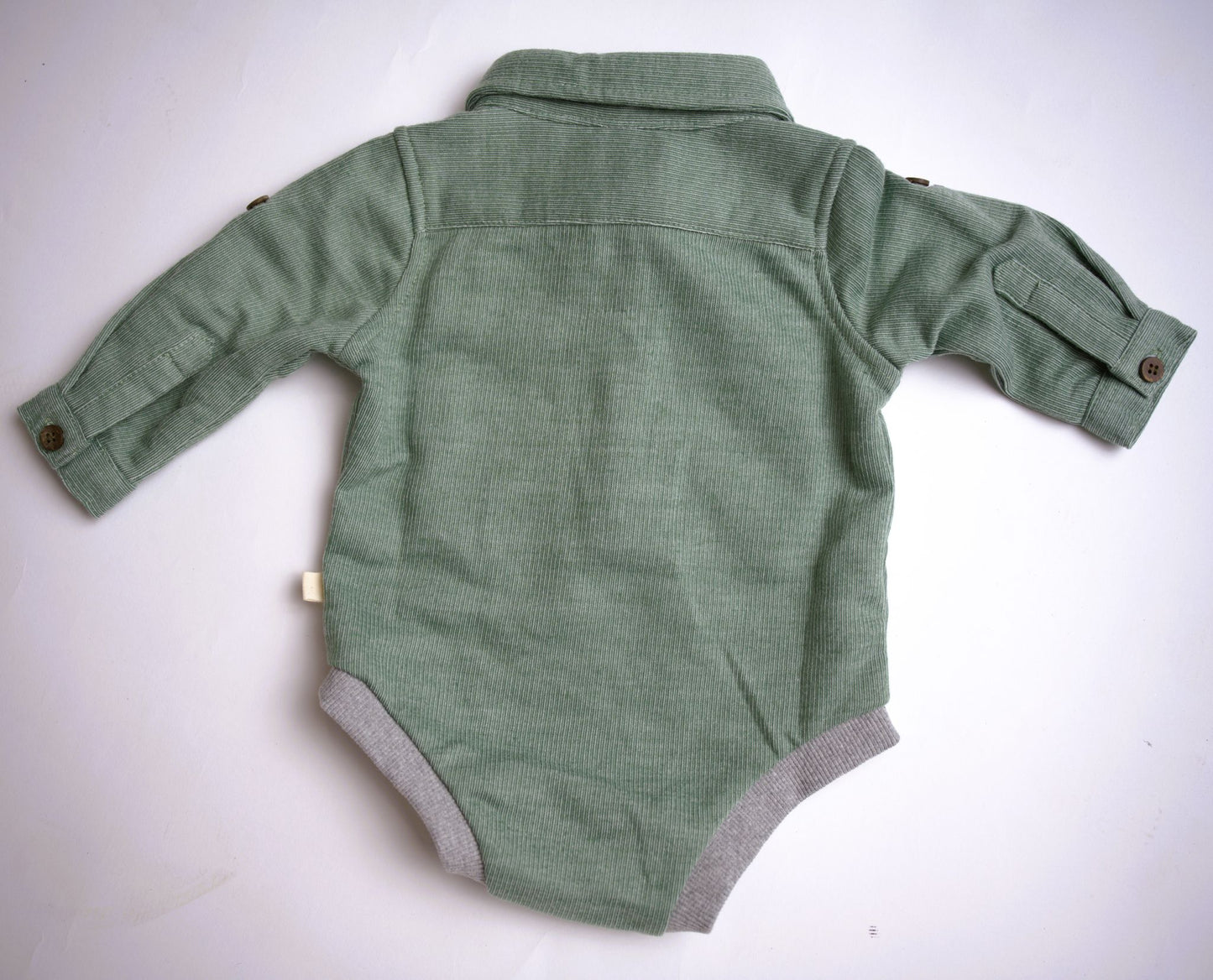 Me & Henry Ripley Jersey Onesie – Green