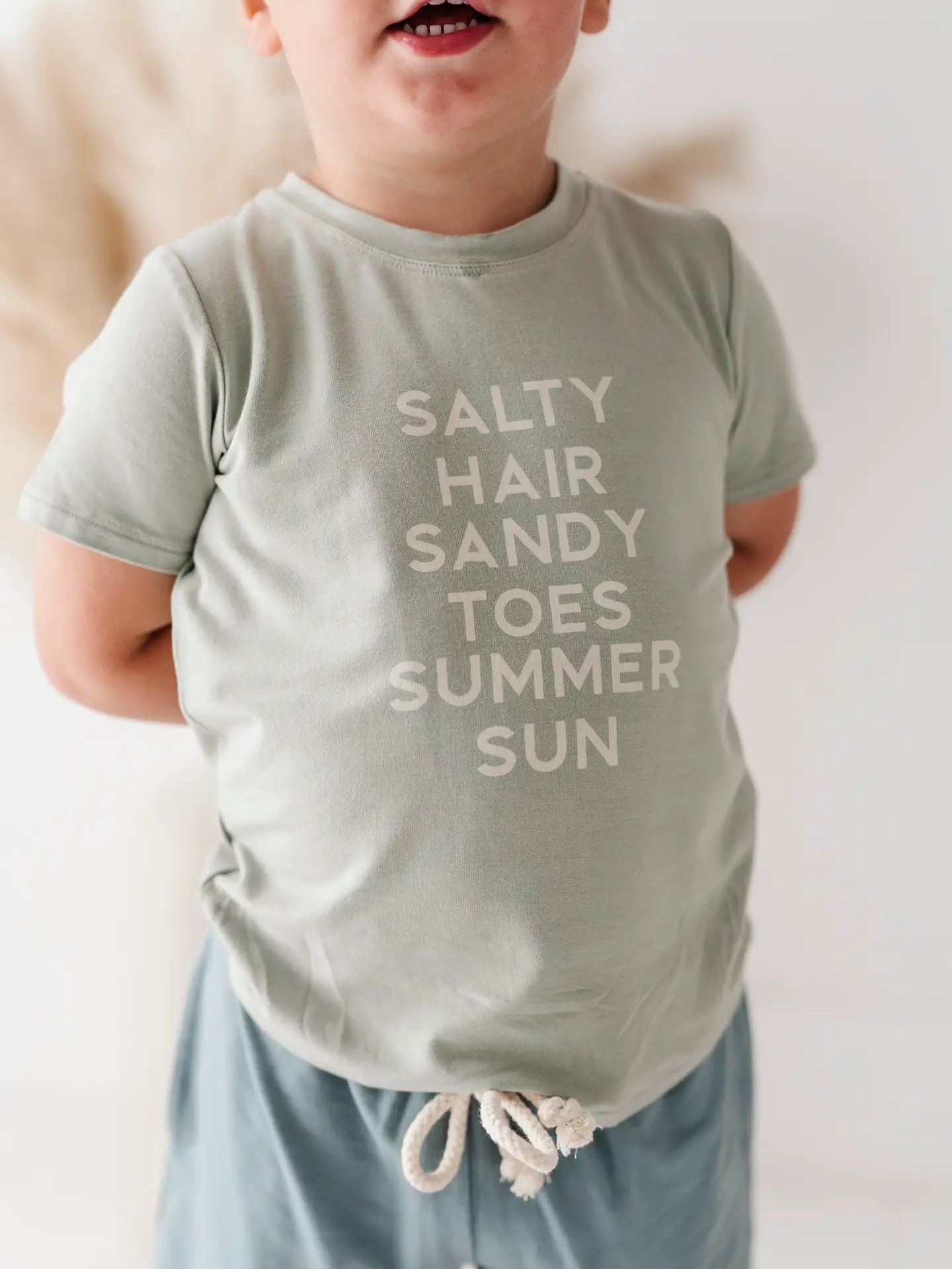 Babysprouts Boy's Tee Salty Hair Sandy Toes Summer Sun