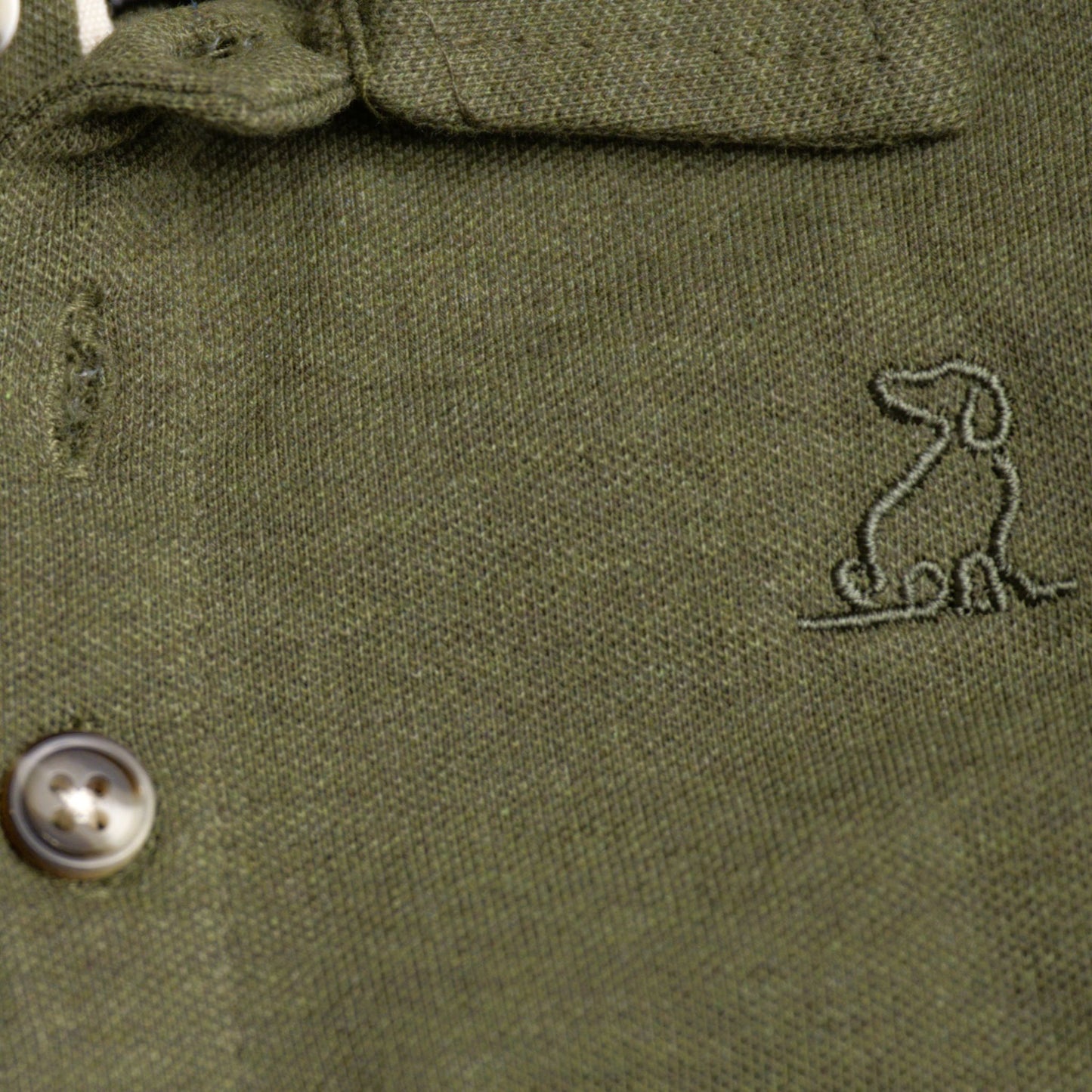 Me & Henry Seymour Pique Polo Onesie – Sage