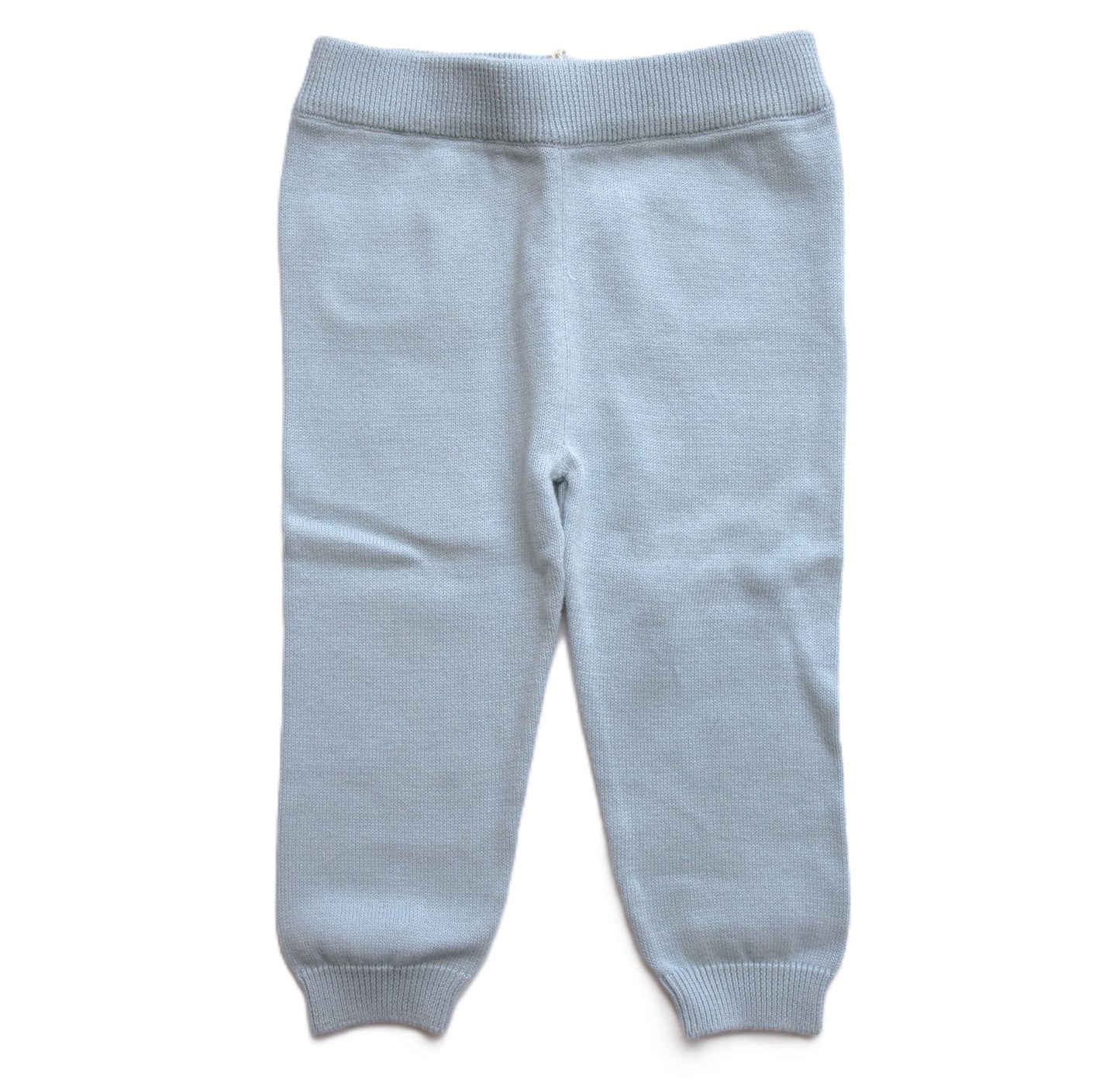 Viverano Organics Milan Baby Legging Pants Sweater Knit (Organic Cotton) Sky Blue