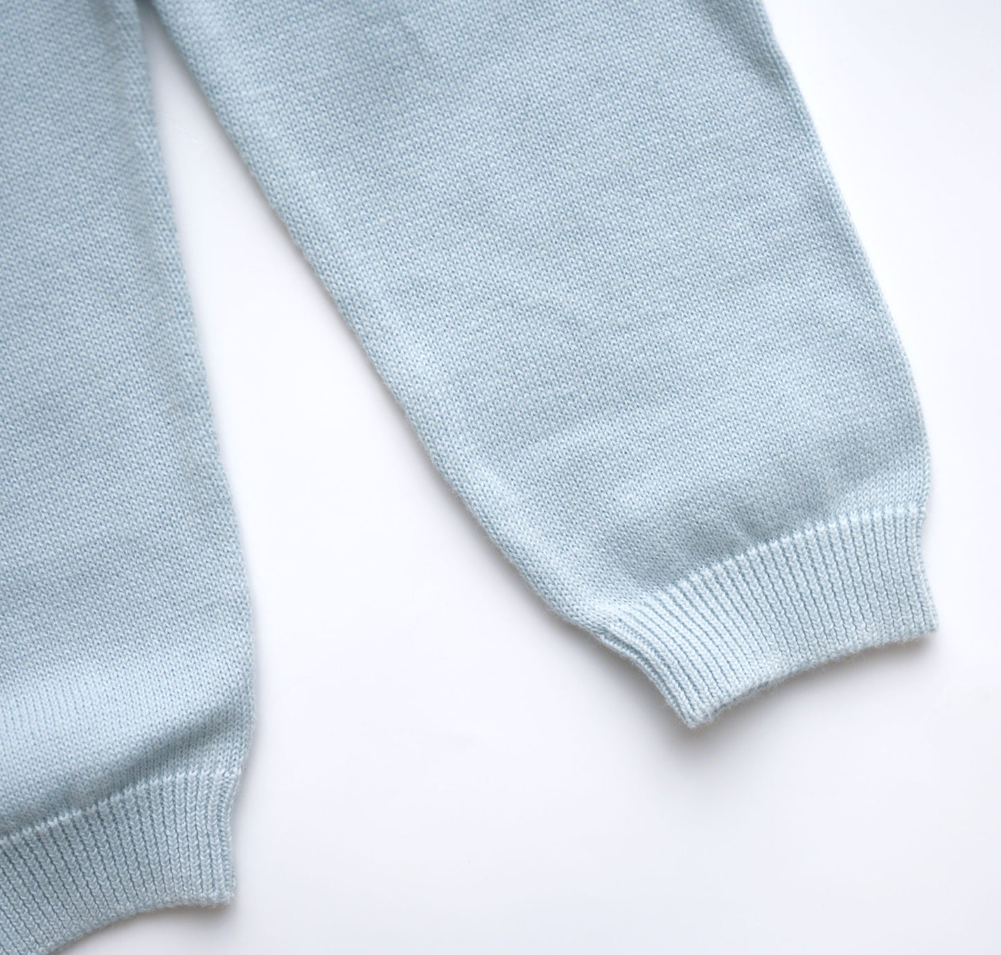 Viverano Organics Milan Baby Legging Pants Sweater Knit (Organic Cotton) Sky Blue