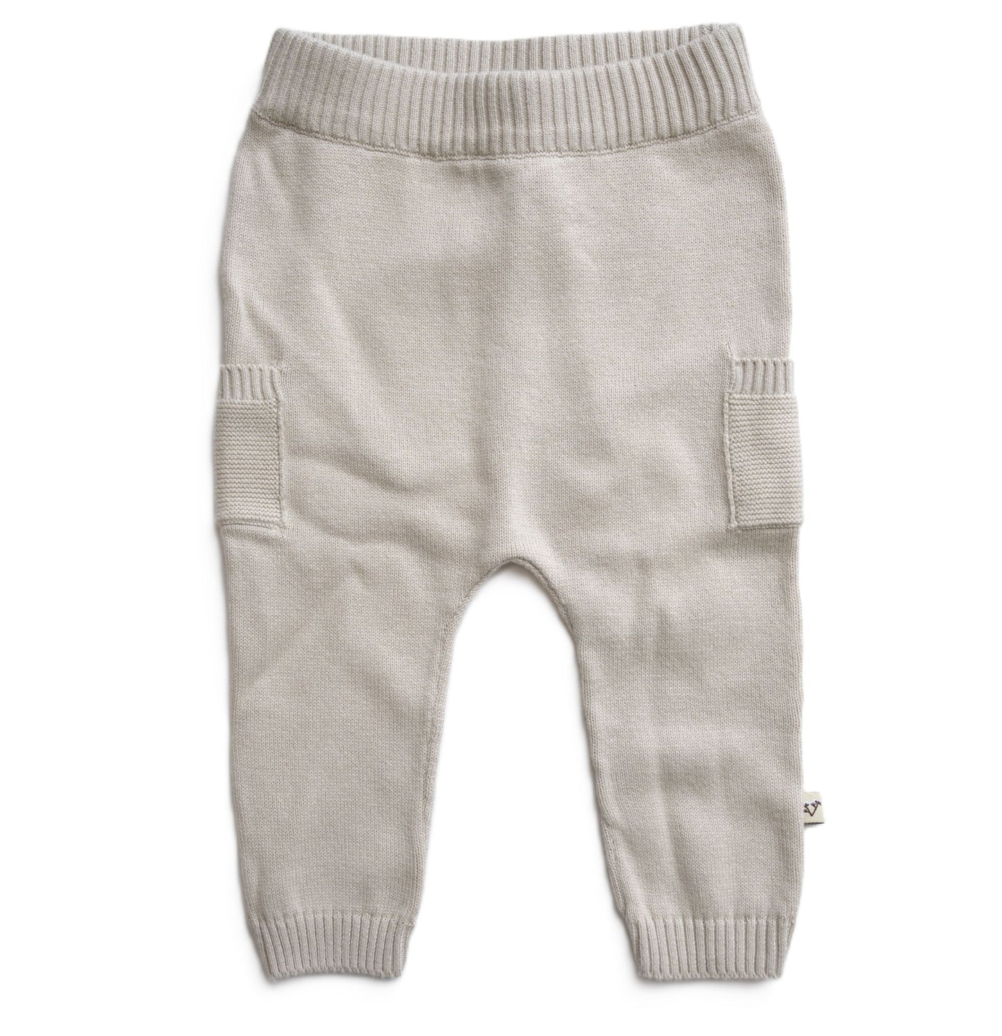 Viverano Organics Stone Side Pocket Sweater Knit Pants