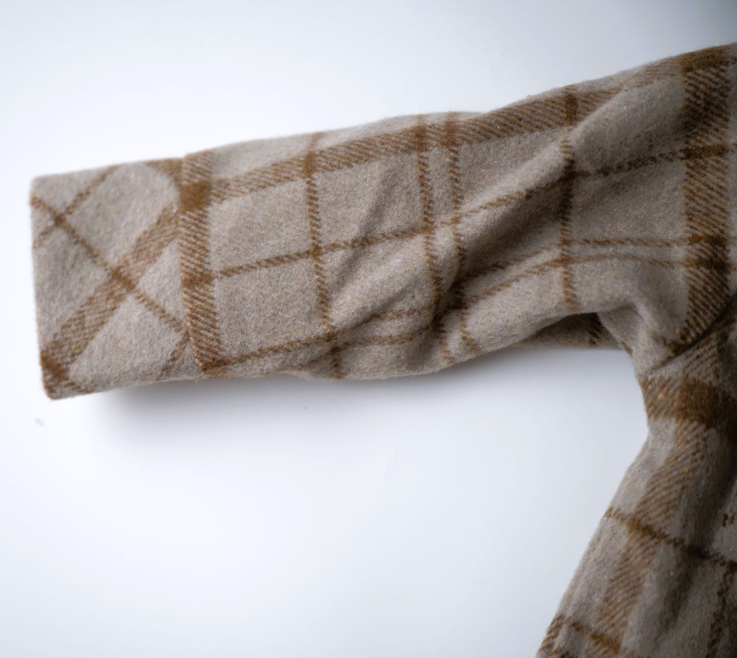 babysprouts, shacket, toffee, brown, beige, plaid, flannel, hood, boys