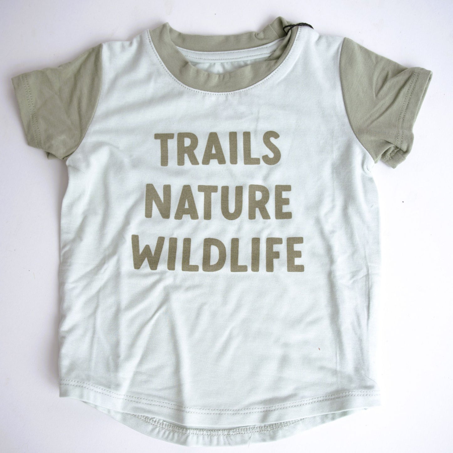 Babysprouts Boy's Colorblock Tee - Trails Nature Wildlife