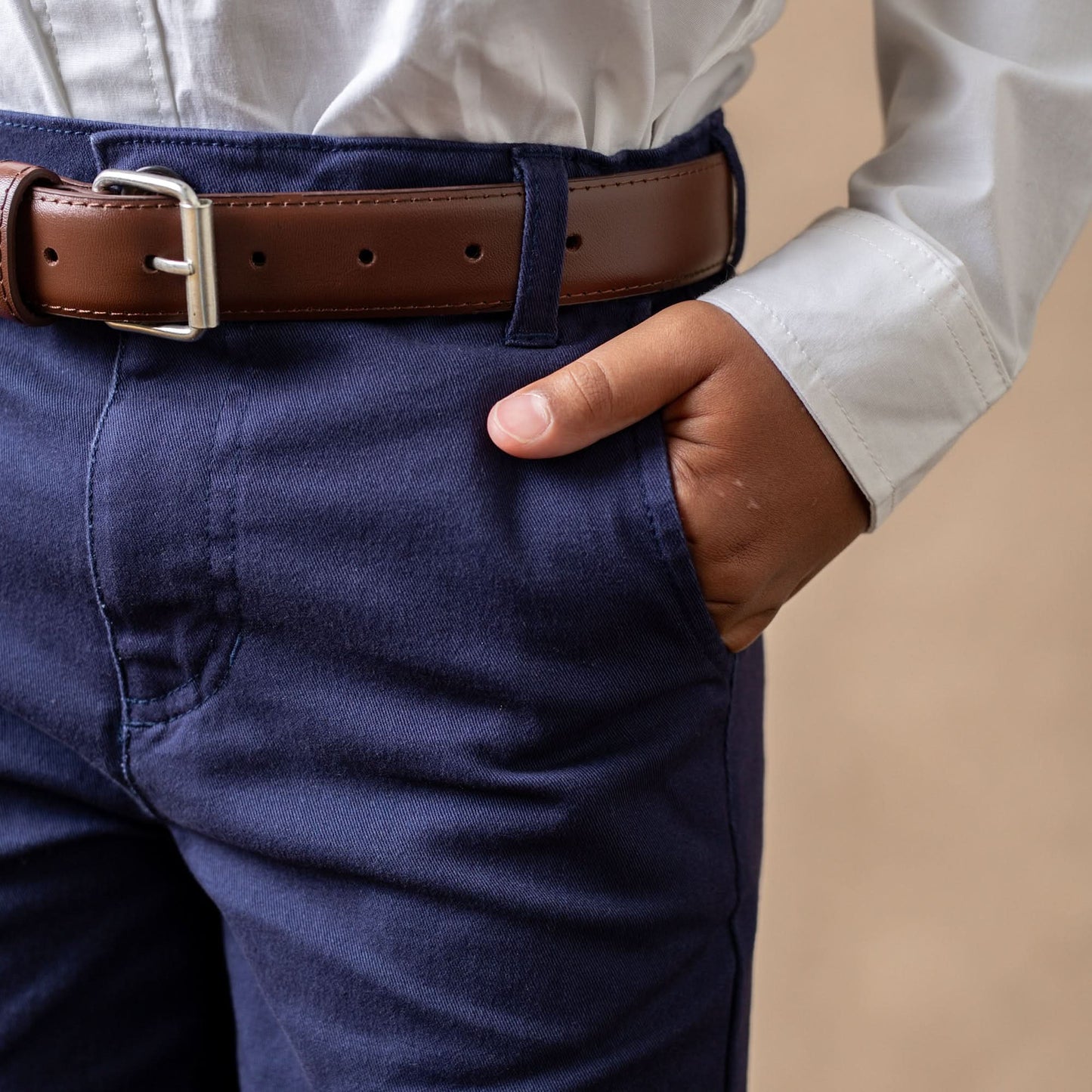 Hope & Henry Organic Skinny Stretch Twill Chino - Stretch Navy