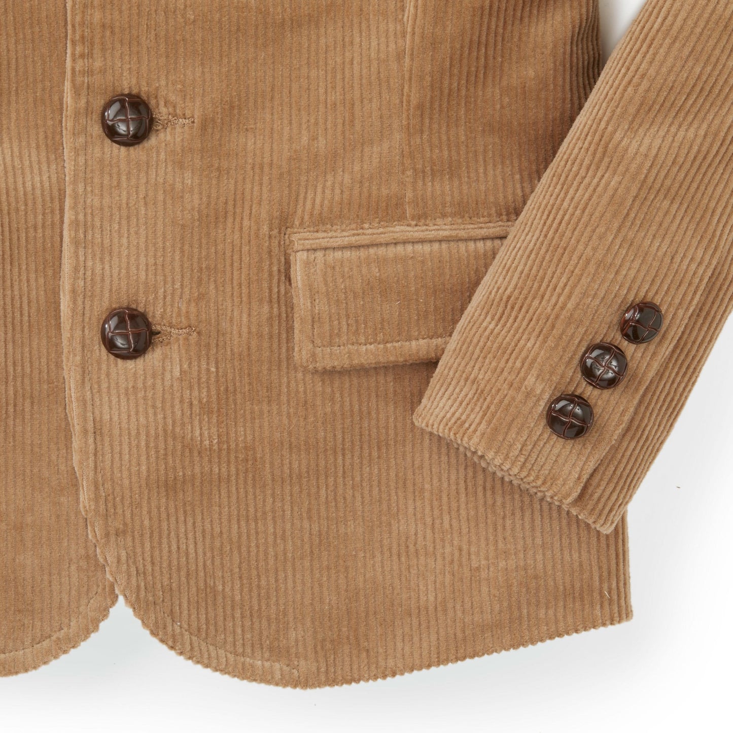 Hope & Henry Corduroy Blazer w/Elbow Patches - Medium Brown