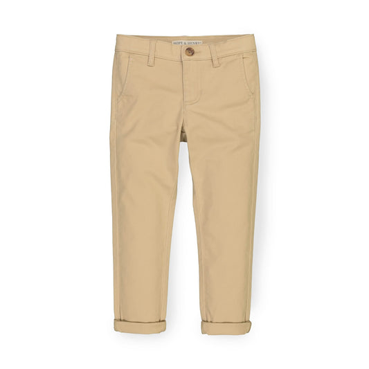 Hope & Henry Organic Skinny Stretch Twill Chino - Stretch Khaki