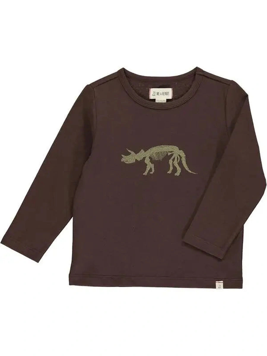 me and Henry brown dino long sleeve shirt