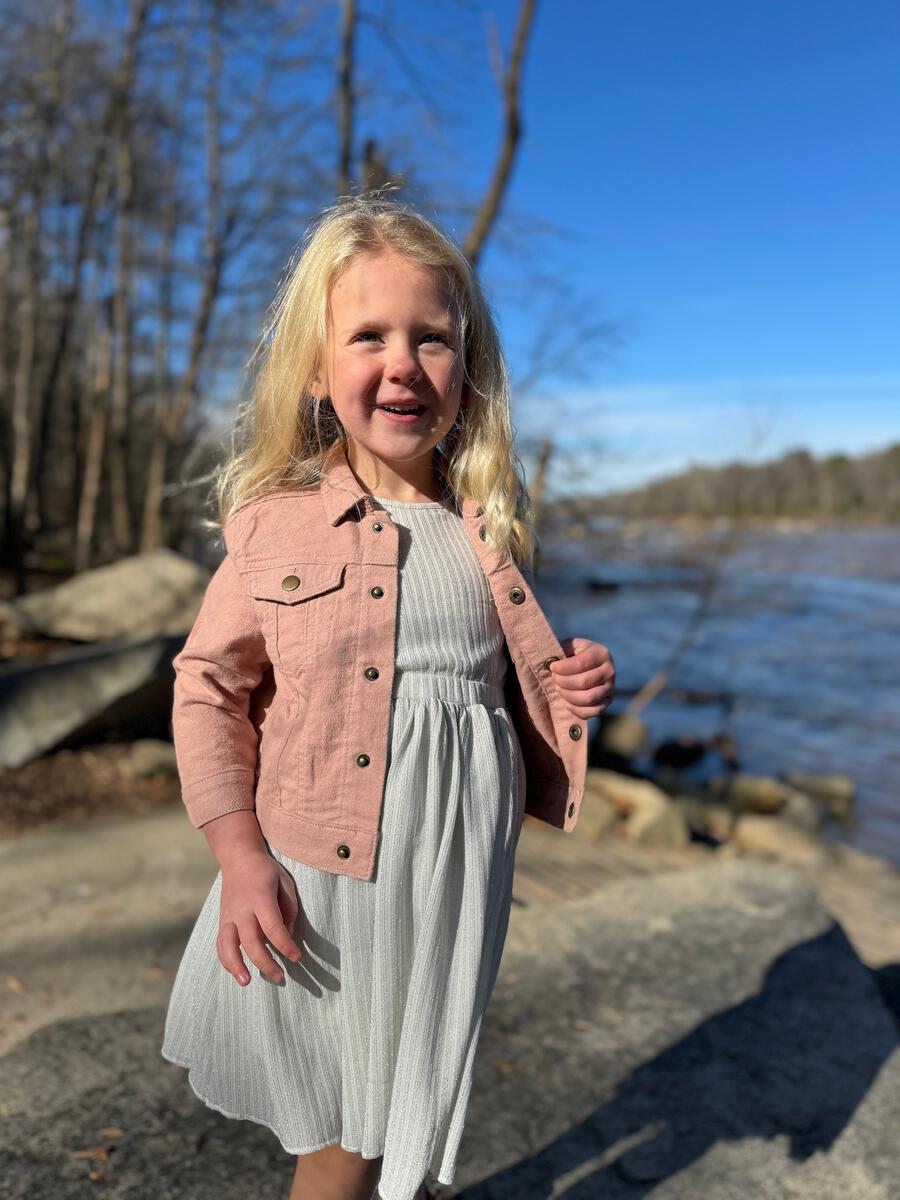 Vignette Wyatt Jean Jacket - Pink Sunset