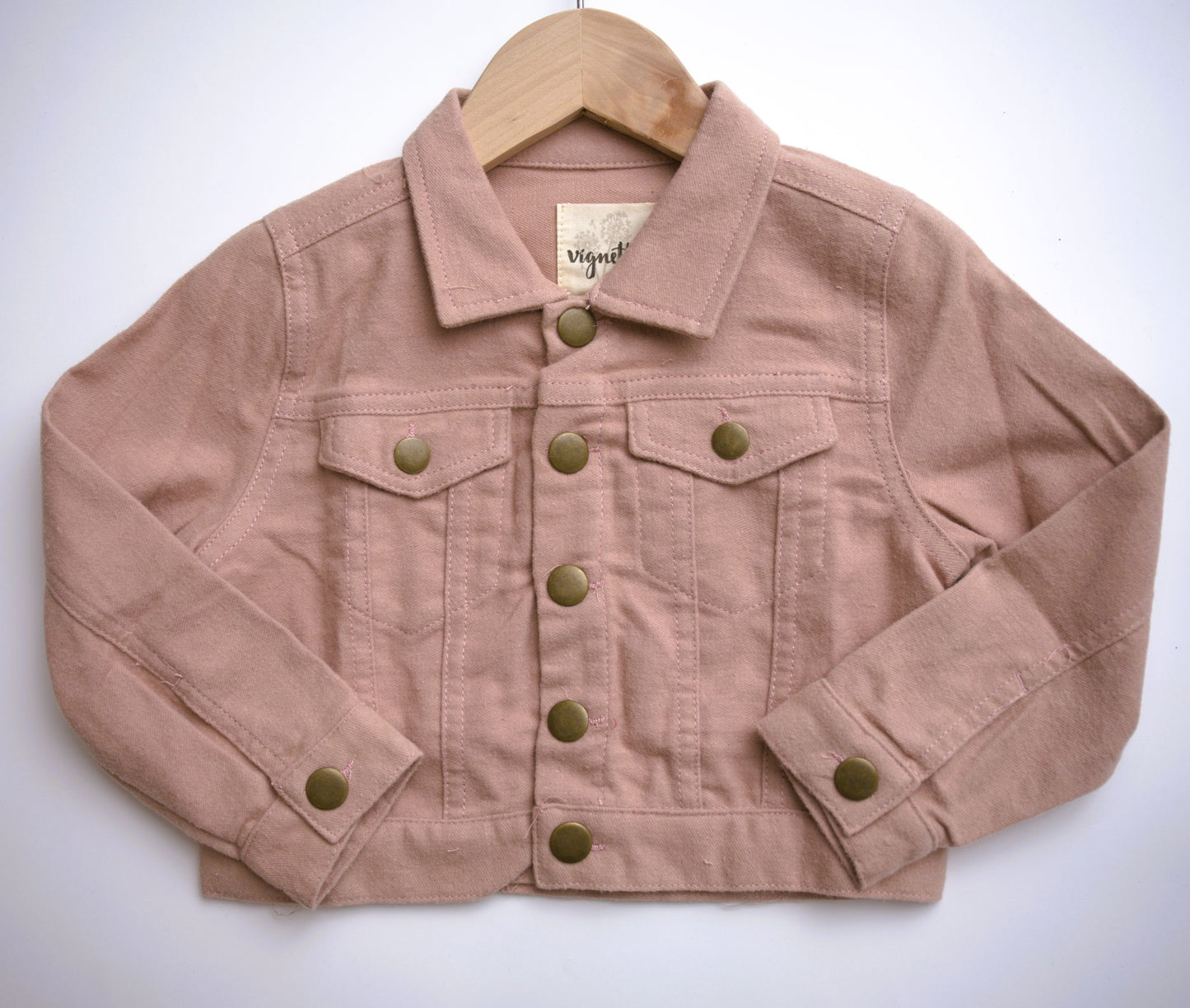 Vignette Wyatt Jean Jacket - Pink Sunset