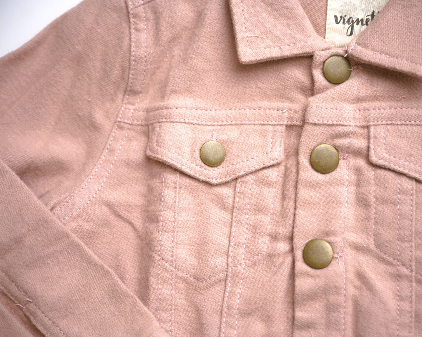 Vignette Wyatt Jean Jacket - Pink Sunset