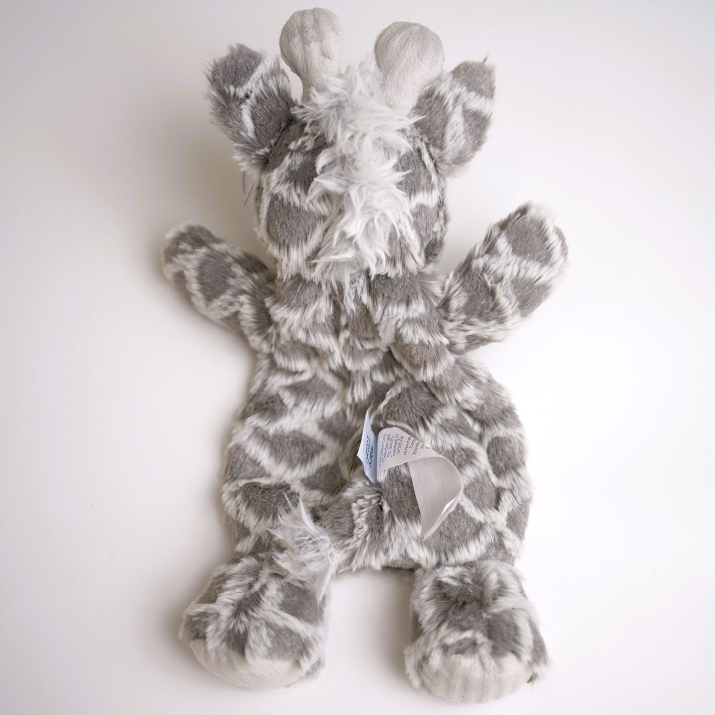 baby lovey plushie security comfort toy gray giraffe