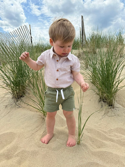 Me & Henry Hugo Twill Shorts - Khaki