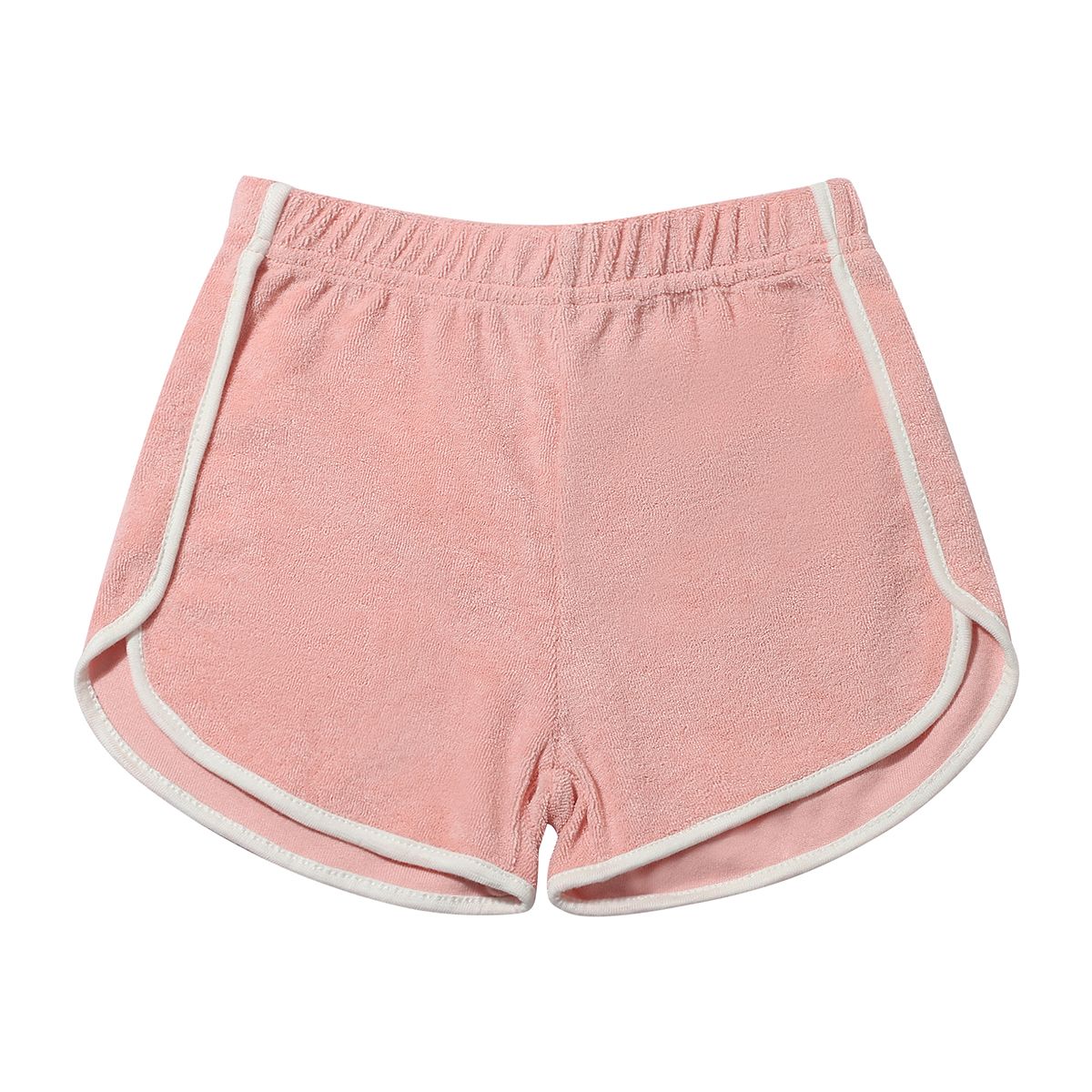 vignette, pink, terry shorts, retro