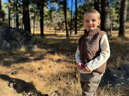 Me & Henry Hunter Vest - Brown