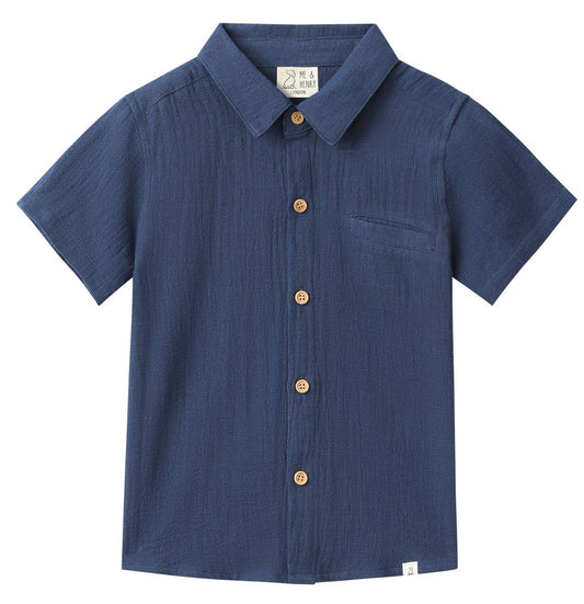 Me & Henry Newport Woven Shirt - Navy