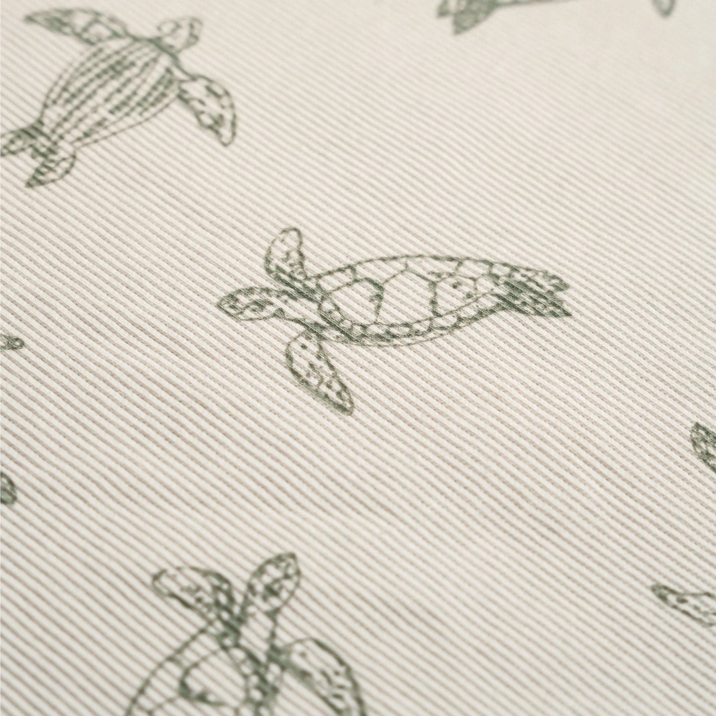 Makemake Organics Organic Swaddle Blanket & Hat Set – Turtles 42"X34"
