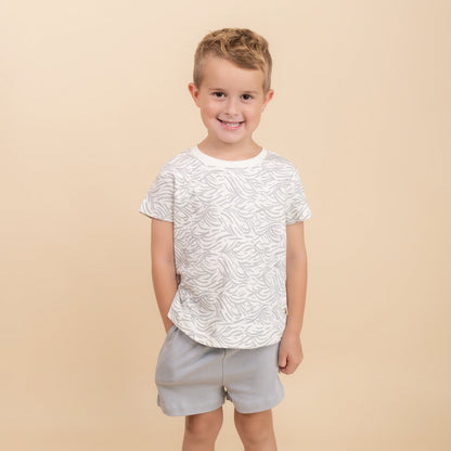 Makemake Organics Organic Tee & Shorts Set – Waves