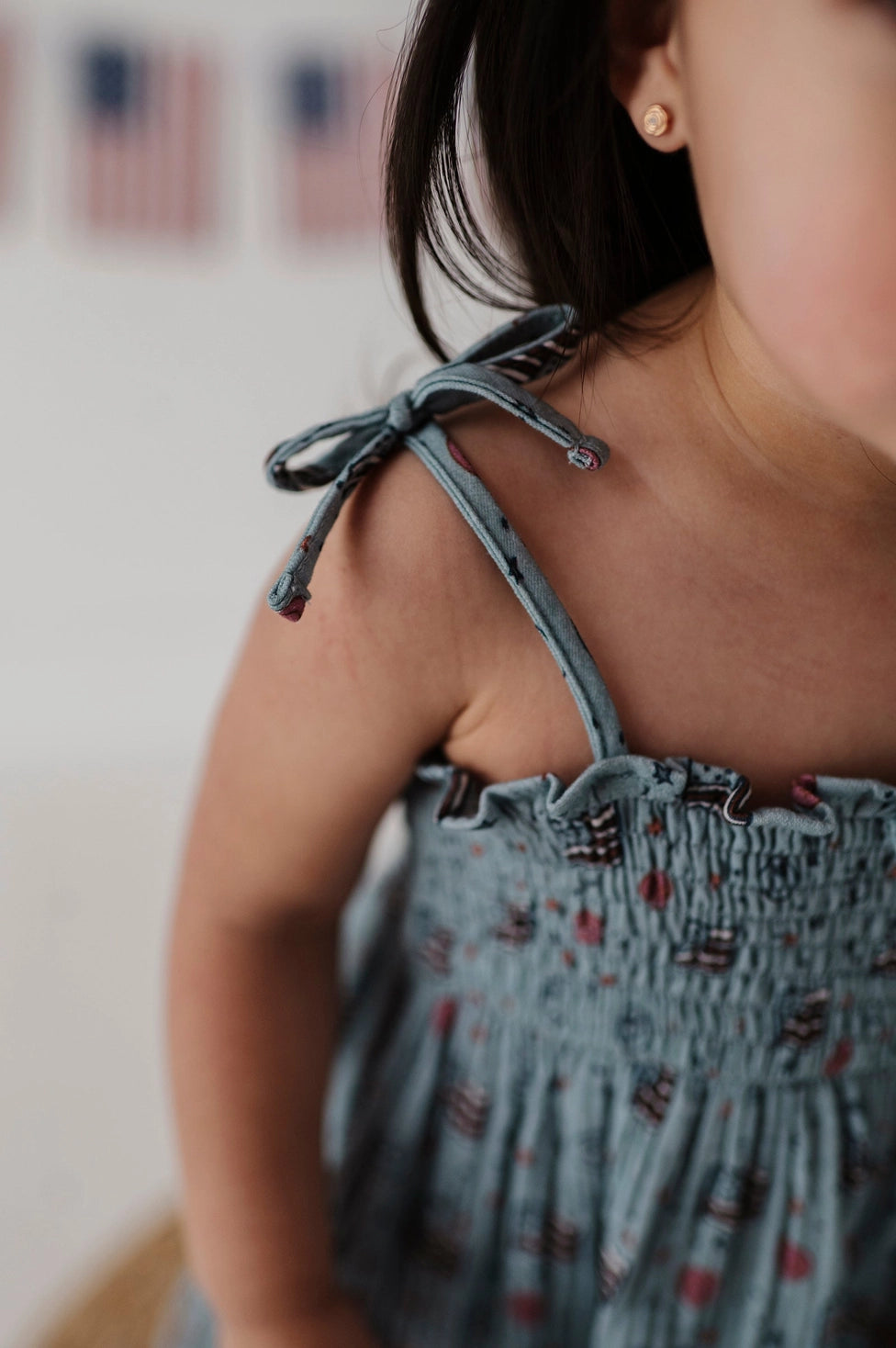 Babysprouts Clothing Company Tiered Mini Dress - Retro America