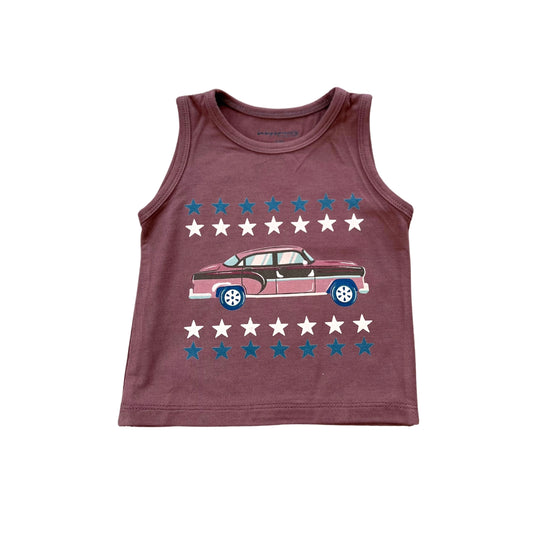 Babysprouts Clothing Company Boy's Tank Top - Hot Rod