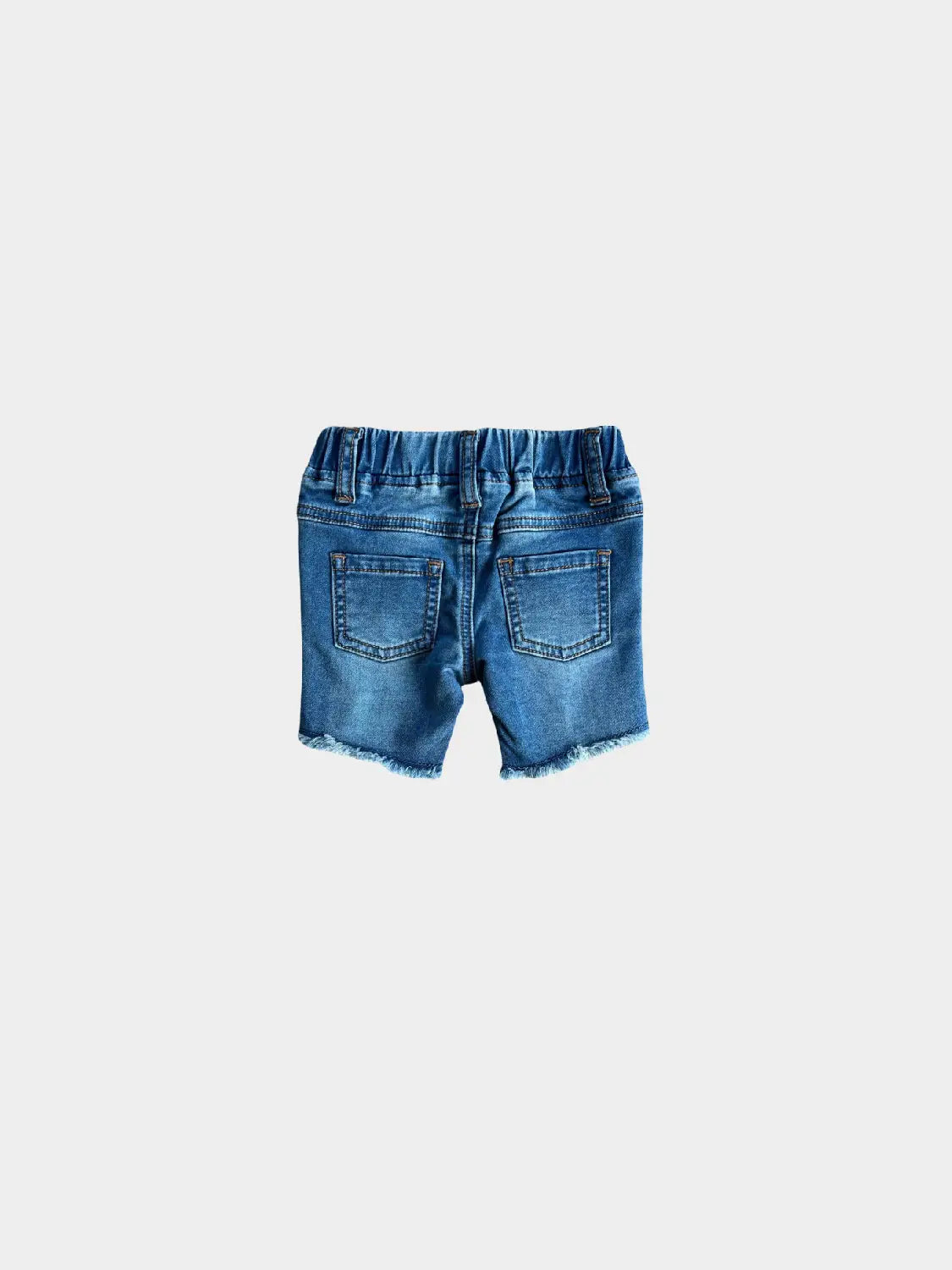back of boys denim shorts 