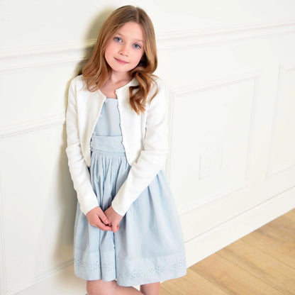 hope and henry, white, caridigan, cropped, long sleeve, easter, spring