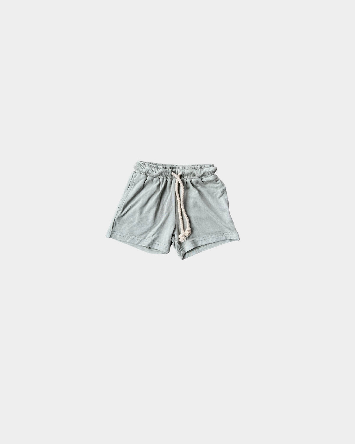 baby sprouts sage shorts in bamboo cotton