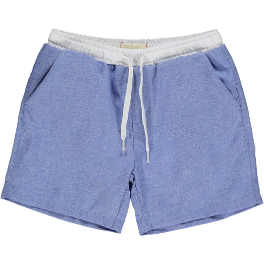 me and Henry, blue, swim trunks, shorts, little boy, boy, toddler, baby, summer