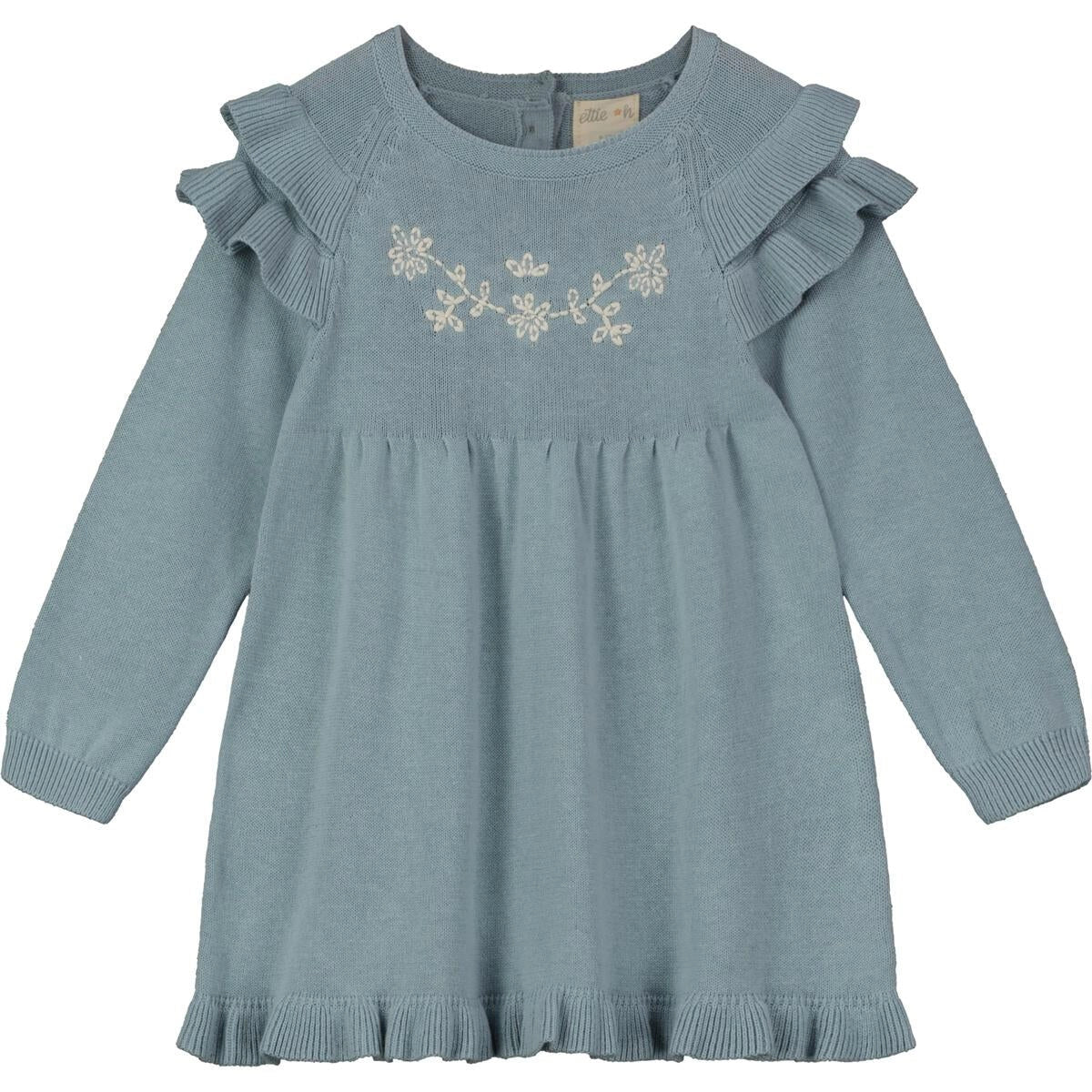 ettie and h ysella teal dress sweater dress 
