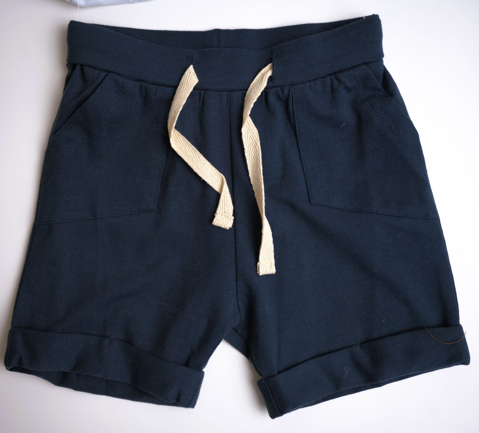 viverano organics children's navy two piece shorts and short sleeve shirt planes