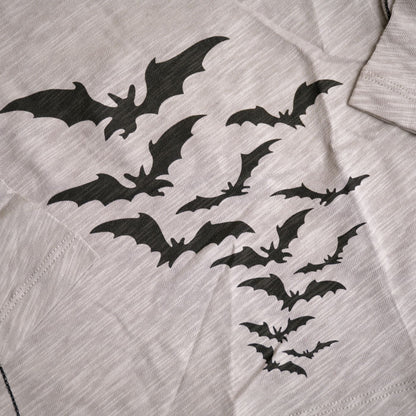 me and henry, cotton, long sleeve tshirt, halloween, bats, fall, spooky, boy, toddler