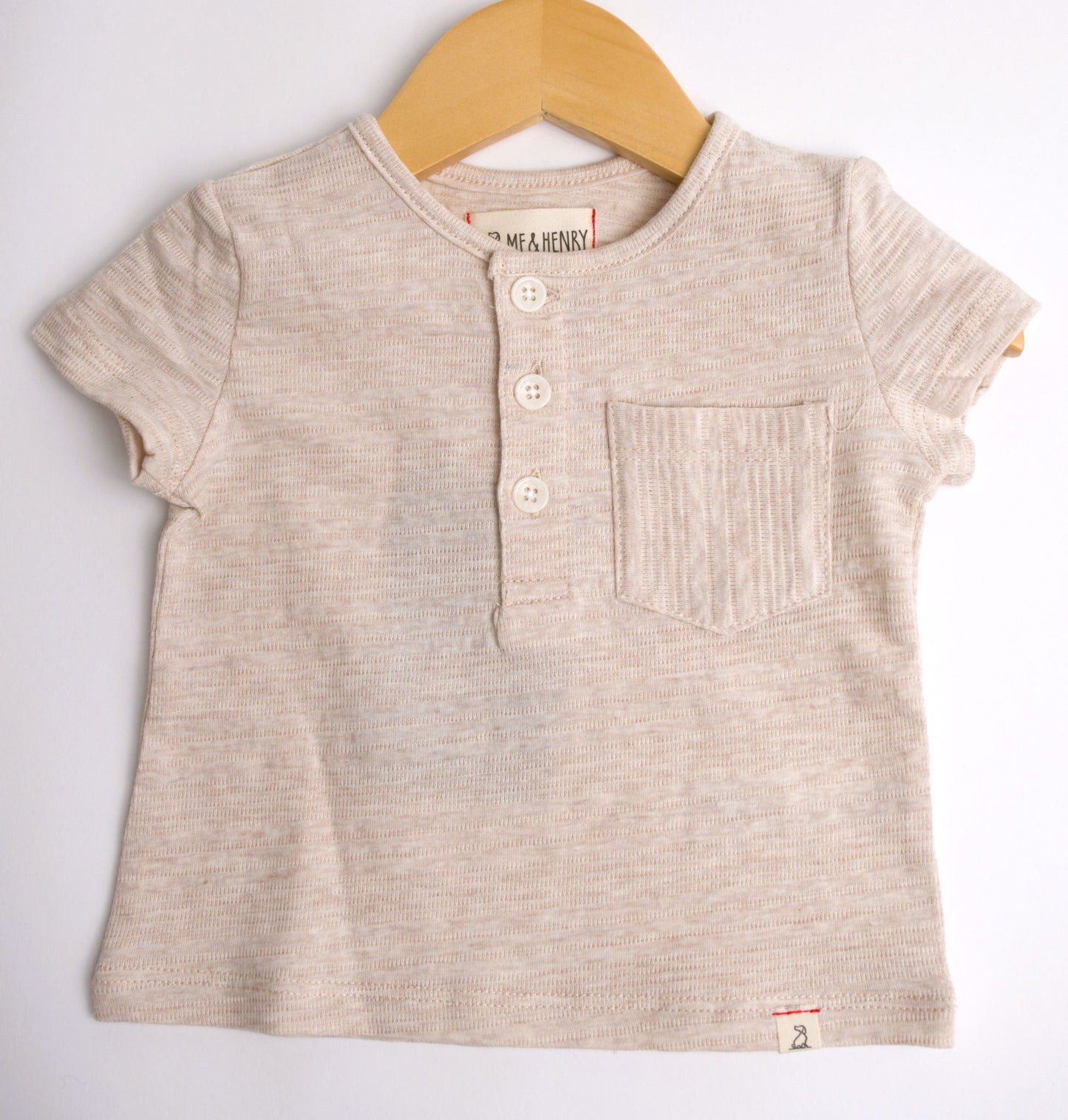 Me & Henry Dodger Henley – Beige