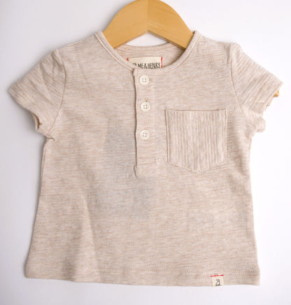 Me & Henry Dodger Henley – Beige
