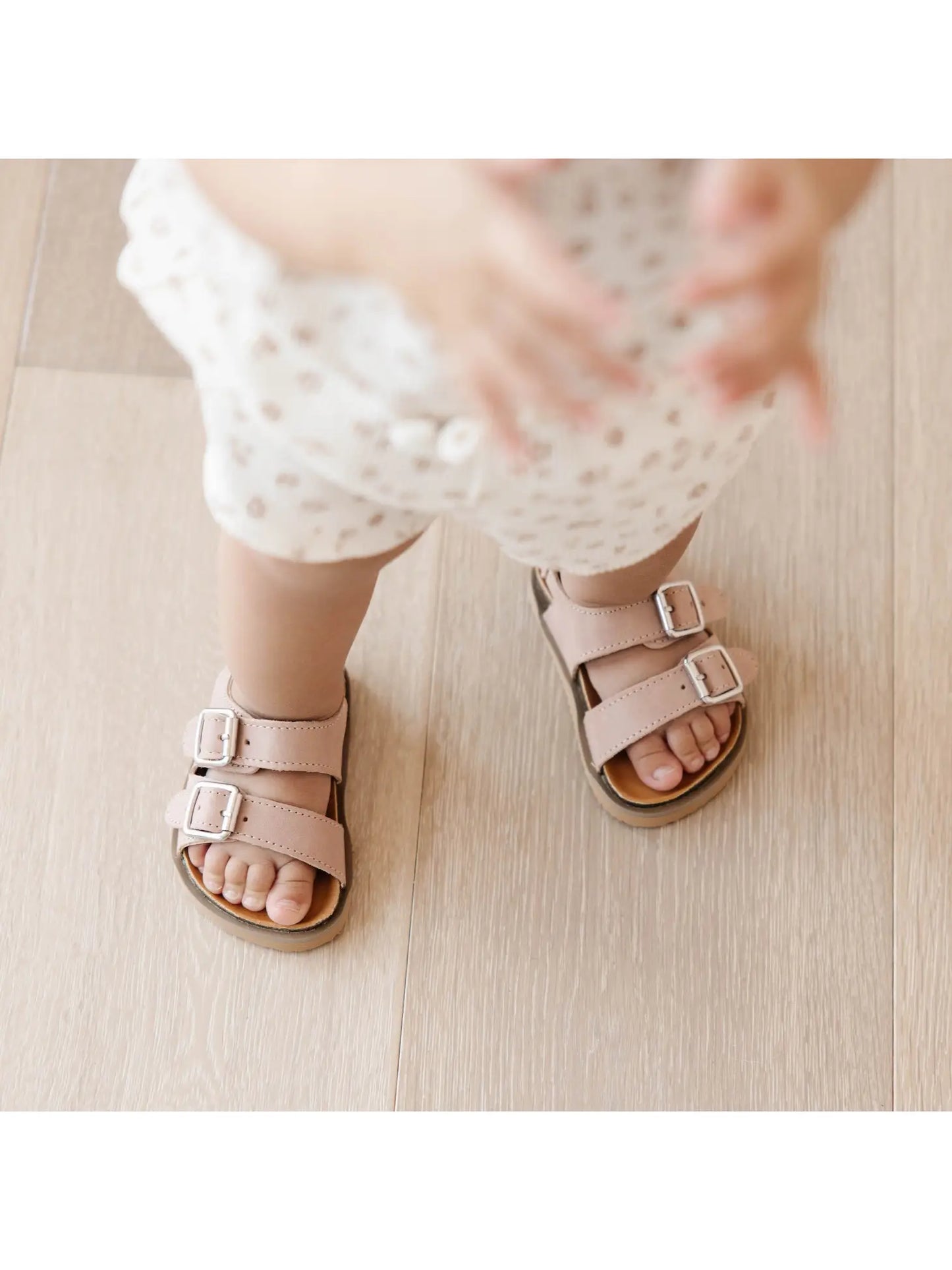 Piper Finn Buckle Sandal - Blush