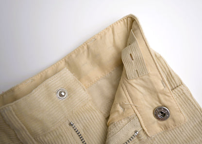 baby boy, toddler, corduroy, trousers, fall, bone, khaki, cream, pants