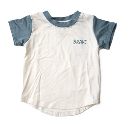 Babysprouts Clothing Company Pocket Colorblock Tee - Brave