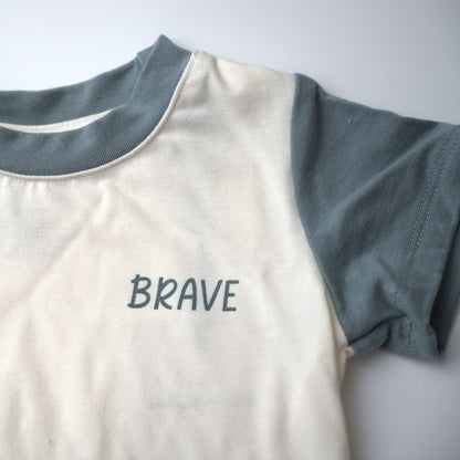 Babysprouts Clothing Company Pocket Colorblock Tee - Brave
