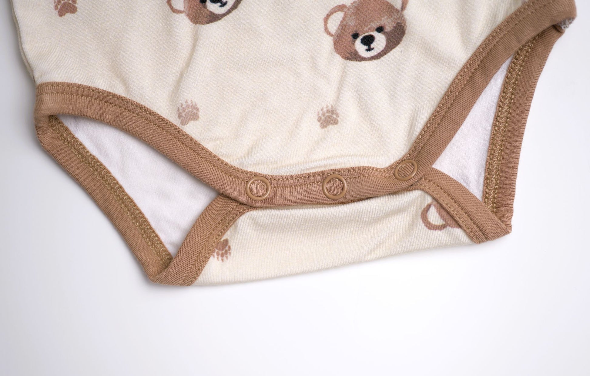 baby boy, long sleeve onesie, bear, bamboo cotton