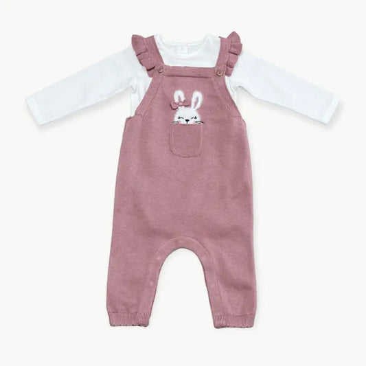 viverano bunny peekaboo ruffle baby girl overalls easter outfit cotton knit sweater fabric, romper, playsuit, jumpsuit