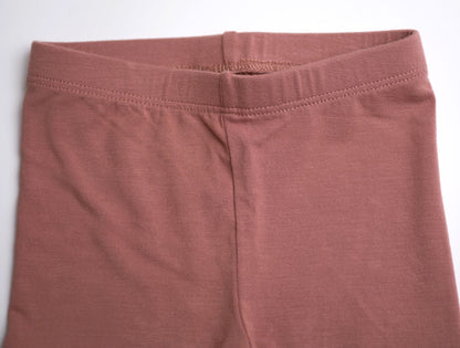 babysprouts, bamboo cotton, girls, leggings, red, mauve, pink