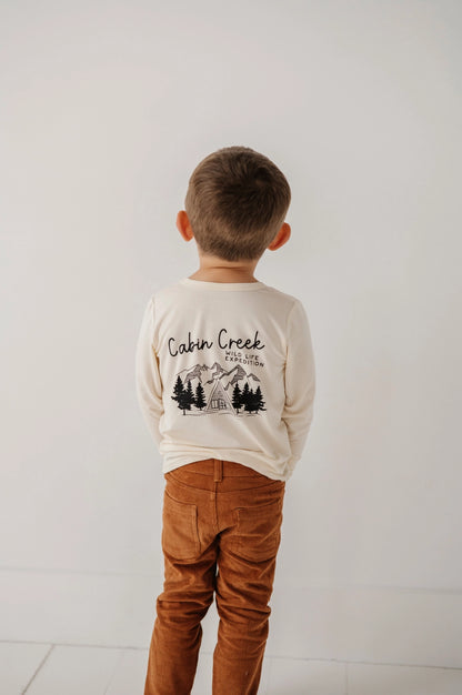 Babysprouts Clothing Company Boy's Long Sleeve Tee - Cabin Creek