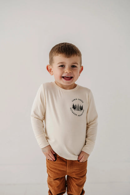 Babysprouts Clothing Company Boy's Long Sleeve Tee - Cabin Creek