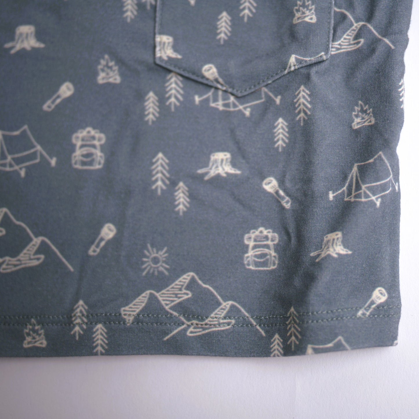 Babysprouts Clothing Company Henley Shirt - Camp Night