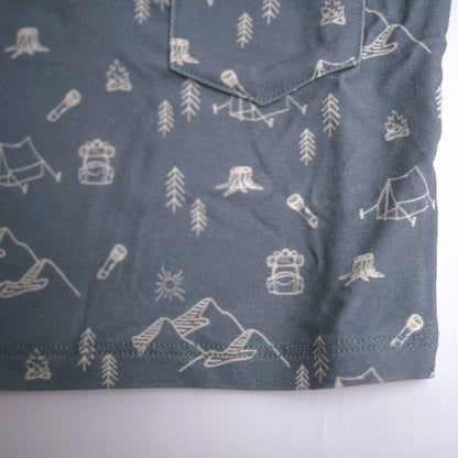 Babysprouts Clothing Company Henley Shirt - Camp Night