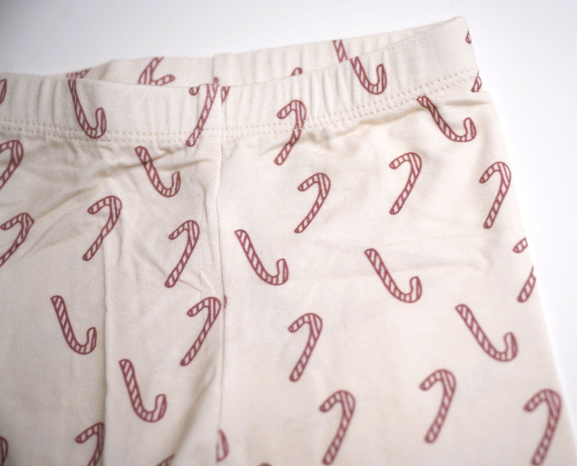 baby or toddler candy cane leggings pajamas Christmas girl boy