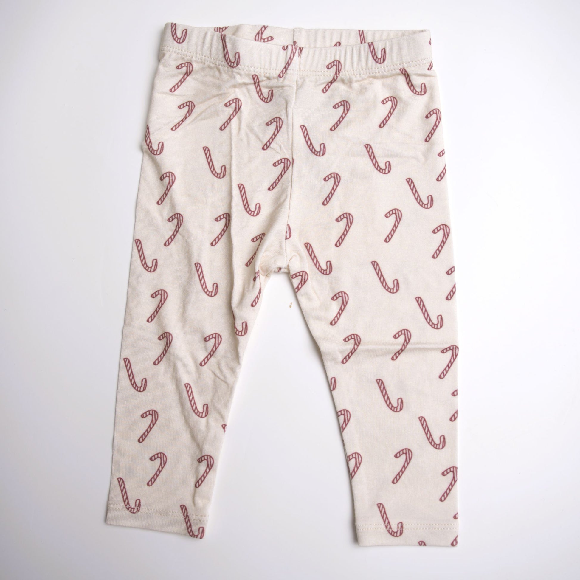 baby or toddler candy cane leggings pajamas Christmas girl boy