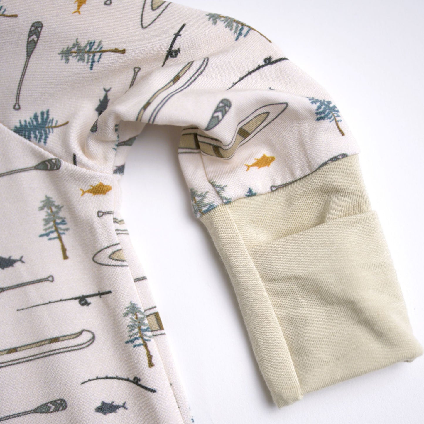 Babysprouts Baby Long Sleeve Zip Romper – Canoe