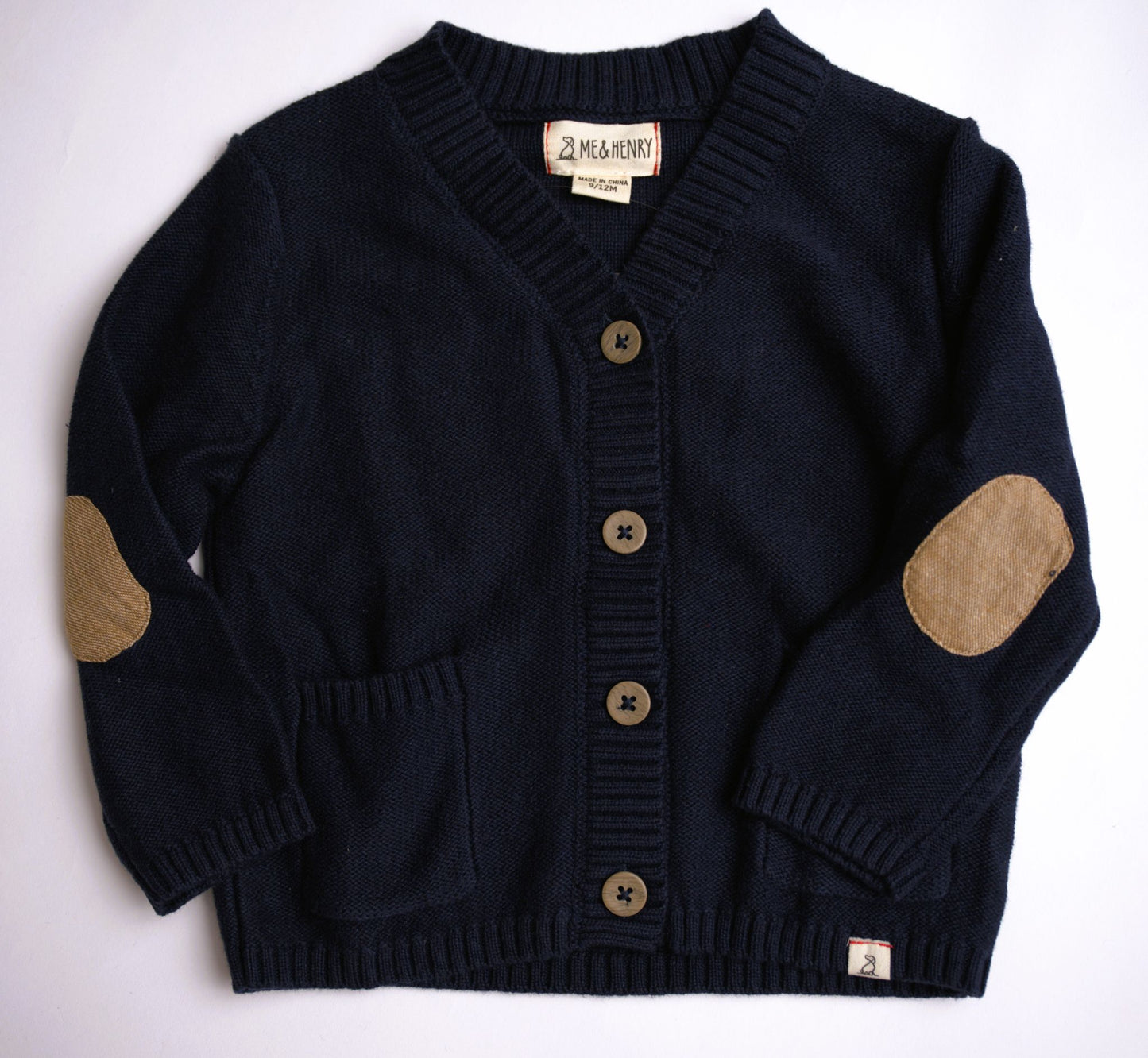 Me & Henry Duncan Cotton Cardigan – Navy